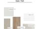 Classic finish selections with white quartz countertops, backsplash, and hardwood-style flooring at 14544 Hanford Ln, Carmel, IN 46074