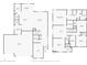 Detailed floor plan showcasing the layout, dimensions, and room configurations of the home's two levels at 16080 Cabin Hill Dr, Noblesville, IN 46060