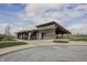 View of the covered pavilion at Finch Creek Park with landscaping and sidewalks at 16080 Cabin Hill Dr, Noblesville, IN 46060