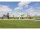Wide view of the playground at Finch Creek Park, featuring varied playground equipment at 16080 Cabin Hill Dr, Noblesville, IN 46060