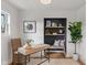 Cozy home office featuring a modern desk, stylish decor, and natural light at 165 N 9Th St, Zionsville, IN 46077