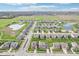 A picturesque aerial view of a Primary-planned community with ponds and sprawling green space at 1973 Mobley Dr, Westfield, IN 46074