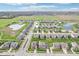 A picturesque aerial view of a Primary-planned community with ponds and sprawling green space at 1973 Mobley Dr, Westfield, IN 46074