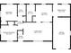Detailed floor plan showcasing the layout of the home, including bedrooms, bathrooms, and living spaces at 2219 N Webster Ave, Indianapolis, IN 46219