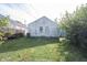 Cozy home backyard featuring lush green grass with the house at the rear at 270 S Lasalle St, Indianapolis, IN 46201