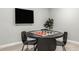 Stylish dining area showcasing a round table with seating, perfect for intimate gatherings and casual meals at 2785 W High Grove Cir, Zionsville, IN 46077