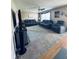 Spacious living room with neutral walls, plush carpet, and comfortable seating at 326 Virginia St, Fortville, IN 46040