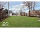 Large backyard with expansive grassy area at 3758 Broadway St, Indianapolis, IN 46205