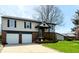 Beautiful two-story home with a two-car garage and well manicured lawn at 436 Tavistock Dr, Mooresville, IN 46158
