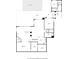Detailed basement floorplan highlighting recreation room, storage, and bedroom at 553 Bolderwood Ln, Carmel, IN 46032