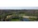 Picturesque aerial of the area, highlighting the lake, lush trees, and river at 5895 Sugar Pine Dr, Avon, IN 46123