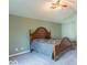 Comfortable bedroom with a vaulted ceiling and neutral decor at 5895 Sugar Pine Dr, Avon, IN 46123