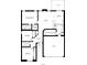 Floor plan of home featuring 3 bedrooms, 2 baths, living, dining and kitchen at 6218 Churchman Way, Indianapolis, IN 46237
