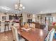 Spacious dining area flows into the living room and kitchen at 6502 E Walton Dr, Camby, IN 46113