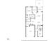 Detailed floor plan showcasing the layout of the home including room dimensions and layout at 6502 E Walton Dr, Camby, IN 46113