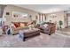 Spacious living room with carpet floors and comfortable seating at 6502 E Walton Dr, Camby, IN 46113
