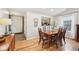 Charming dining room with hardwood floors and easy access to the kitchen at 6853 Arjay Dr, Indianapolis, IN 46217
