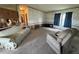 Cozy living room with carpeted floor and large windows at 7765 N 225 W, Lebanon, IN 46052