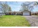 Charming single-story brick home featuring an attached two-car garage and a well-maintained front lawn at 8051 Sycamore Springs Trl, Indianapolis, IN 46239