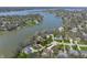 Breathtaking aerial view of a lakefront community showcasing beautiful homes surrounded by lush greenery and serene waters at 8069 Middle Bay Ln, Indianapolis, IN 46236