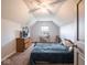 A bedroom with a ceiling featuring stars at 9243 Compton Farm Ln, Indianapolis, IN 46259