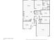 Detailed floor plan showcasing the layout of the first floor and attached garage at 963 Kempson Ct, Westfield, IN 46074