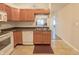 Open-concept kitchen area with modern appliances and ample cabinet space at 10822 Cape Coral Ln, Indianapolis, IN 46229