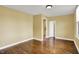 Spacious bedroom with hardwood floors and ample natural light, ready for your personal touch at 110 W Buckeye St, Cicero, IN 46034