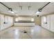 Expansive garage features built-in storage, providing ample space for vehicles and projects at 110 W Buckeye St, Cicero, IN 46034