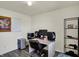 Functional home office space featuring modern equipment and comfortable workspace setup at 11603 Presidio Dr, Indianapolis, IN 46235