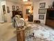 Comfortable living room with elegant rug, stylish furnishings, and charming decor at 11875 Buck Creek Cir, Noblesville, IN 46060