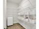 Organized pantry with ample white wire shelving and plenty of room for storage at 14349 Marsdale Pl, Carmel, IN 46074
