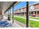 View from porch showcasing the charming townhouses and courtyard at 1476 N Illinois St, Indianapolis, IN 46202