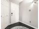 Welcoming entryway with tiled floor, coat closet and neutrally painted walls at 2141 Rome Dr # Apt B, Indianapolis, IN 46228