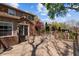Deck view with brick home, garden area, and lush greenery providing a private and relaxing outdoor space at 2253 Mullinix Rd, Greenwood, IN 46143