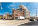 Unique building architecture with brick facade and modern design elements at 333 Massachusetts Ave # 204, Indianapolis, IN 46204