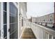 View from a balcony showing other townhomes with siding at 360 Neuman Way, Carmel, IN 46032