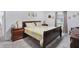 Bright bedroom features a large bed, side tables, and large windows at 400 E Charter Dr, Muncie, IN 47303