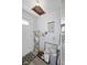 Mud room with a door, utility equipment, and storage solutions for shoes and other essentials at 413 Vasbinder Dr, Anderson, IN 46017
