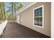 Spacious outdoor deck with ample room for relaxation, offering a great view of nature at 4955 N 500 W, Columbus, IN 47201