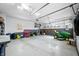 Spacious three car garage providing parking and storage at 4955 N 500 W, Columbus, IN 47201