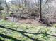 Scenic backyard creek surrounded by natural foliage, providing a tranquil and picturesque outdoor setting at 7150 Pheasant Ridge Dr, Indianapolis, IN 46237