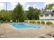 Enjoy a refreshing swim in the large community pool with ample seating available at 8410 Glenwillow Ln # 208, Indianapolis, IN 46278