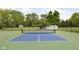 Well-maintained community pickleball court provides recreational opportunities for residents at 8410 Glenwillow Ln # 208, Indianapolis, IN 46278