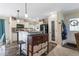 A spacious open kitchen with an island, modern appliances, and ample countertop space at 1040 Iowa St, Columbus, IN 47201
