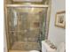 Spacious bathroom features a modern tiled shower with glass enclosure at 12669 Brookshire Pkwy, Carmel, IN 46033