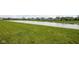 Beautiful pond view surrounded by lush green grass in a serene neighborhood at 1295 Clairet Dr, Westfield, IN 46074