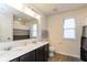 This bathroom features a double sink vanity at 1370 Timber Bluff Rd, Westfield, IN 46074