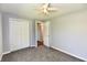 Neutral bedroom with closet space and a doorway leading to other rooms at 1472 Maria Ave, Franklin, IN 46131