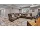 Finished basement boasting a comfortable seating area and stylish flooring at 1510 Central Ave, Indianapolis, IN 46202